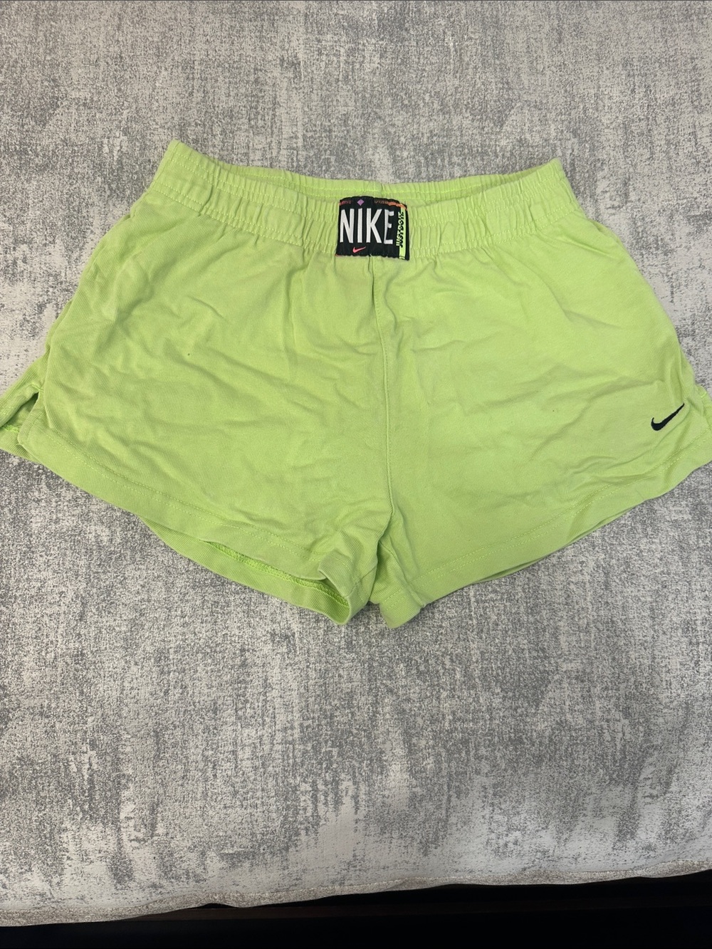 Nike Women's Neon Lime Athletic Shorts